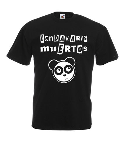 Camiseta negra Lendakaris muertos