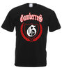 Camiseta negra Gamberros logo G y laurel
